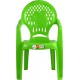 Green Plastic Children Chairs 56cm Height