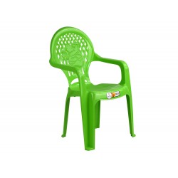 Plastic Children's Chair Nursery Green Indoor Outdoor Garden Kids