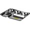 5 Compartment Stainless Steel Serving Tray 34x24cm