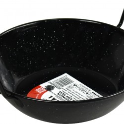 Non stick Enamel Karai Wok 30cm Frying Pan