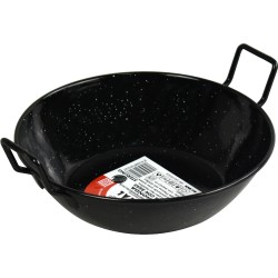 Non stick Enamel Karai Wok 30cm Frying Pan