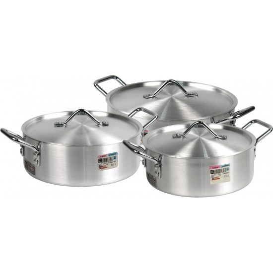 Klassic Aluminium Fish Pot 6 pc Set 26-28-30cm image