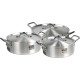 Klassic Aluminium Fish Pot 6 pc Set 26-28-30cm image