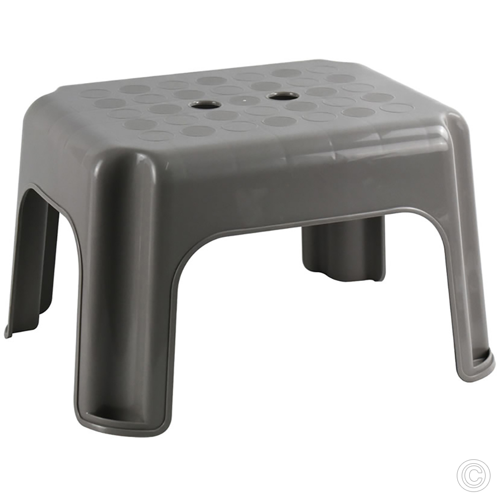 Sitting plastic store stool